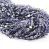 Natural Iolite Smooth Polished Round Coin Beads Strand 5 x Length is 14 Inches & Sizes 5mm Approx. 